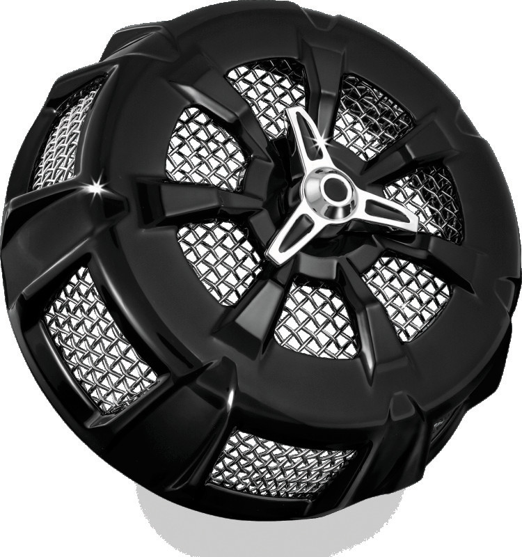 Kuryakyn #9438 - Alley Cat Air Cleaner Cover Screamin Eagle Stage 1 Kits Gloss Black