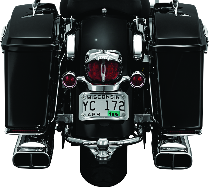 Kuryakyn #9009 - Zombie Taillight Cover Chrome