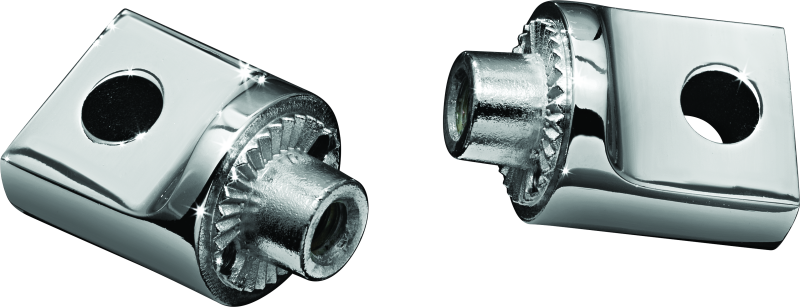 Kuryakyn #8883 - Non-Pivot Splined Male Adapter Chrome