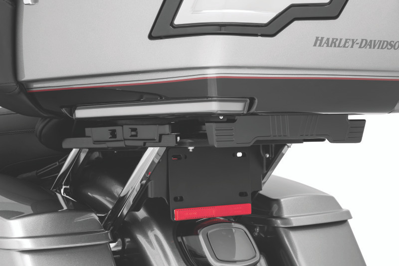 Kuryakyn #8789 - Quick Adjust Tour-Pak Relocator 14-Up Touring Black