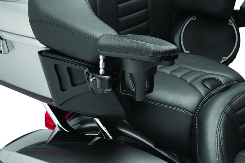 Kuryakyn #8700 - Passenger Armrests 14-Up Touring and Tri Glide Black