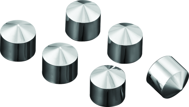 Kuryakyn #8693 - Peaked Rocker Box Bolt Covers 6 Piece Twin Cam & Milwaukee-8