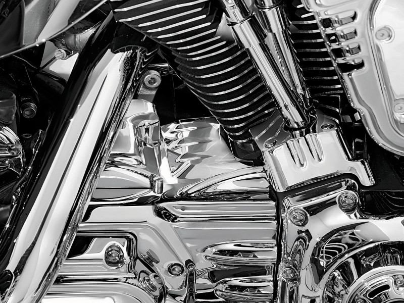 Kuryakyn #8274 - Rear Cylinder Base Cover For 02-06 Touring Models Chrome