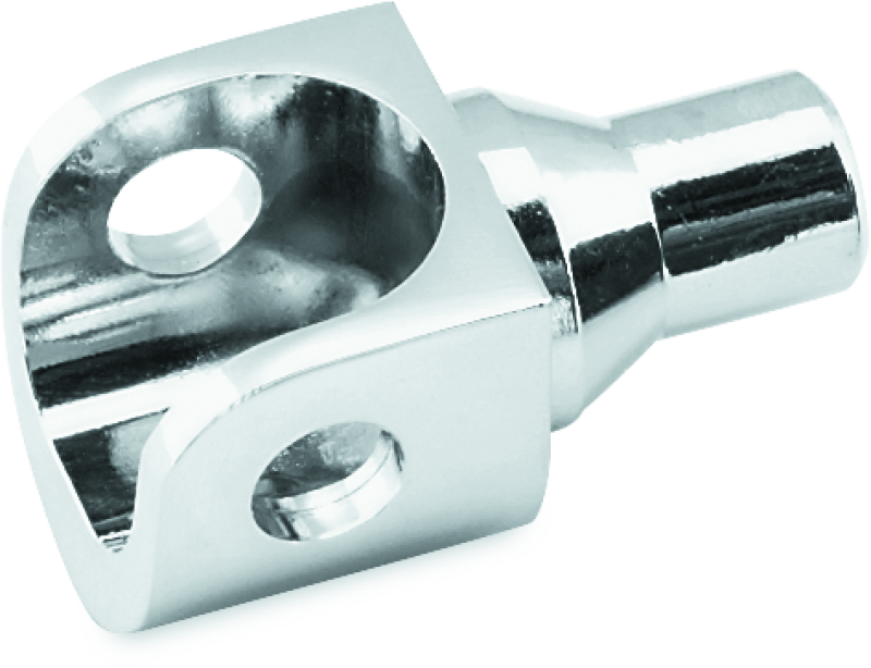 Kuryakyn #8007 - Female Peg Adapter For 5/8in Square Mounts Chrome (Pair)