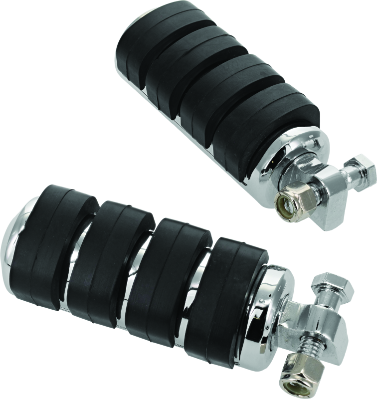 Kuryakyn #8002 - ISO Peg Large With Male Adapter Chrome (Pair)