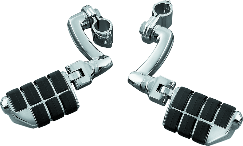 Kuryakyn #7980 - Dually ISO  Pegs With 1inch Clamp Chrome (Pair)