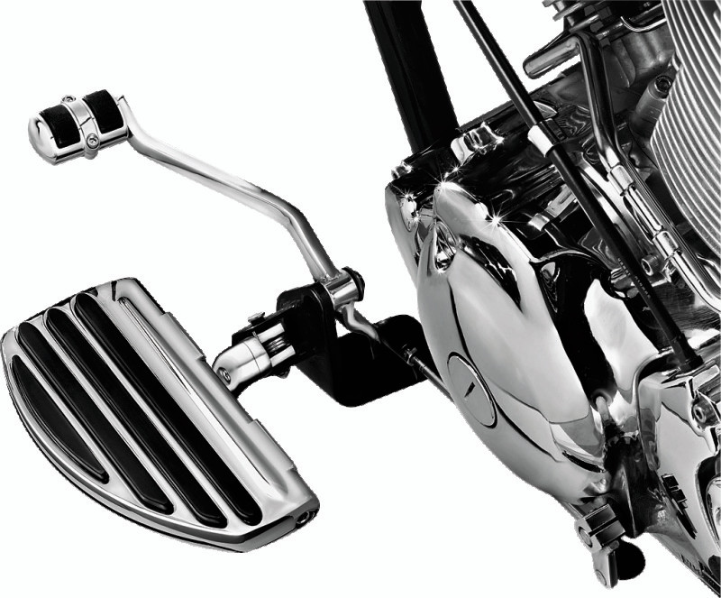 Kuryakyn #7916 - ISO Conversion Floorboards For Driver Or Passenger With Splined Bracket Chrome