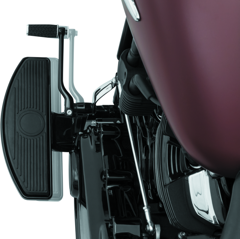 Kuryakyn #7508 - Driver Floorboard Spacers 18-Up Softail Models Gloss Black