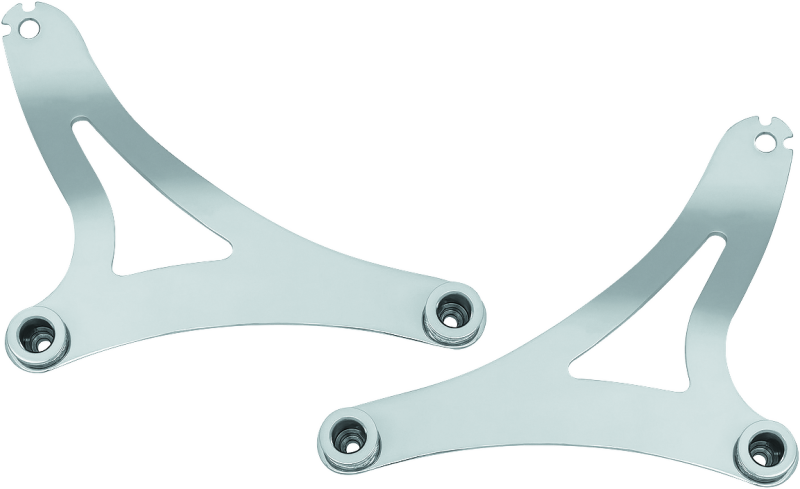 Kuryakyn #7094 - Fixed Mounts Multi-Purpose Driver & Passenger Backrest 14-22 Indian Models Chrome