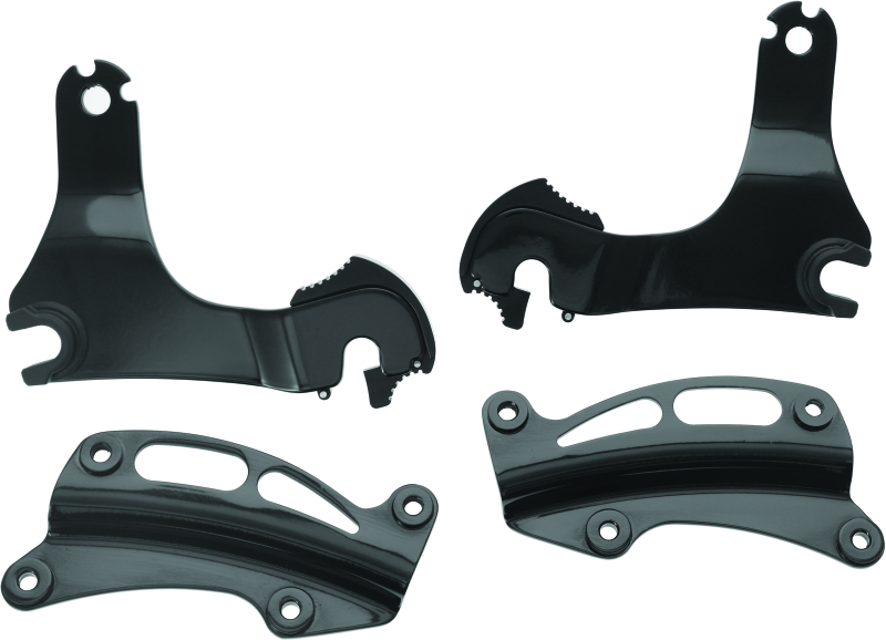 Kuryakyn #7088 - Quick Release Mount For Multi-Purpose Backrest 14-Up Touring Models Black