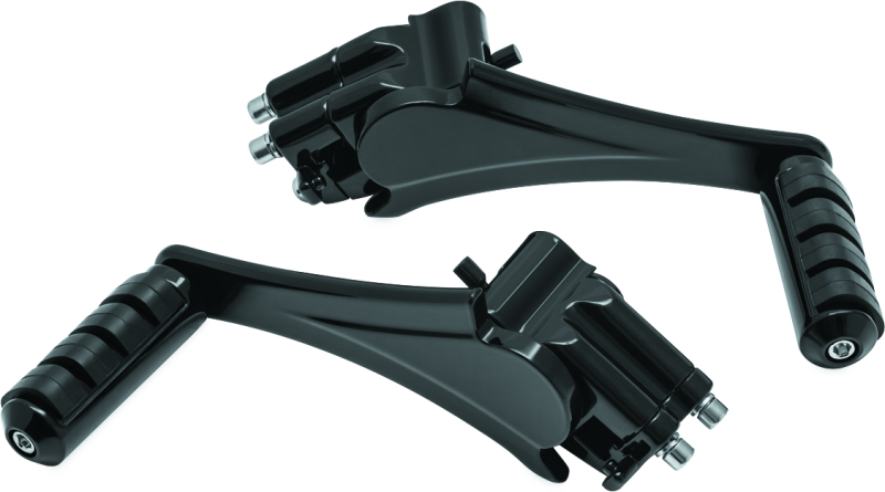 Kuryakyn #7059 - Adjustable Passenger Pegs With ISO Small Pegs 10 and Up Black