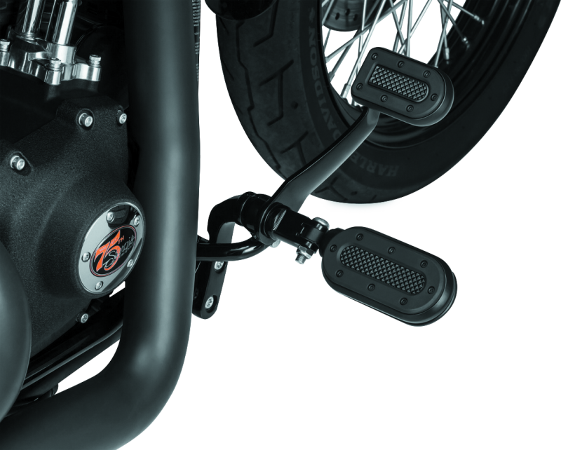 Kuryakyn #7028 - Heavy Industry Switchblade With Adapter Satin Black