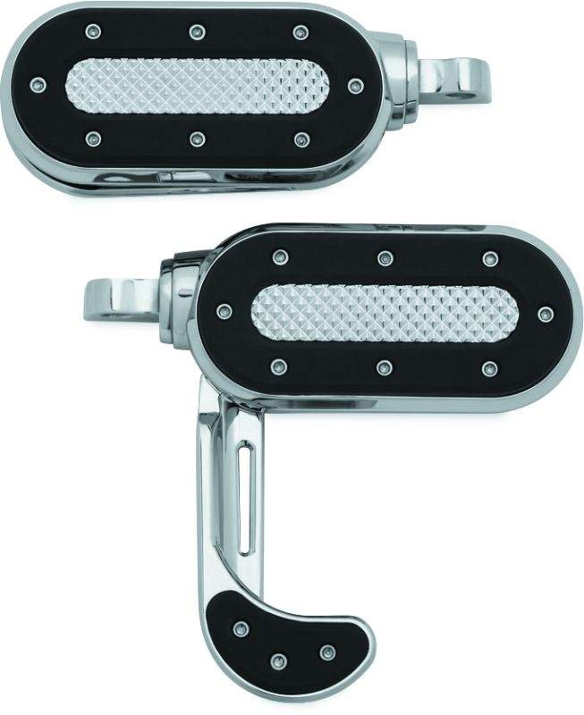 Kuryakyn #7027 - Heavy Industry Switchblade With Adapter Chrome