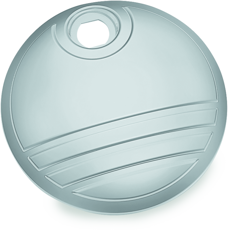 Kuryakyn #6968 - Tri-Line Fuel Door Chrome