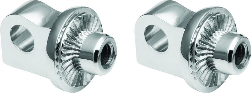 Kuryakyn #6774 - Adj Stop Splined Peg Adapter Chrome