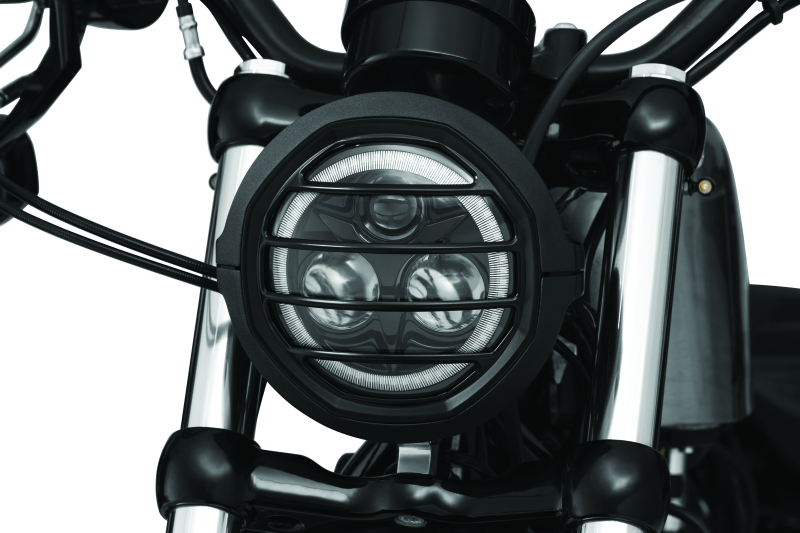 Kuryakyn #6688 - Dillinger Headlight Trim 5-3/4 Black