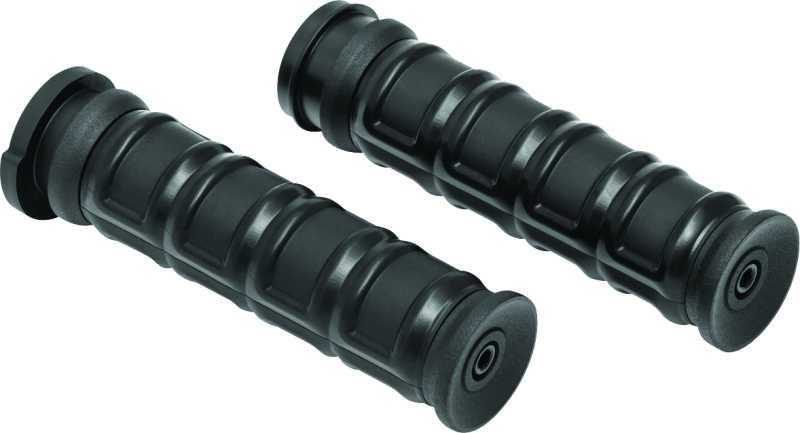 Kuryakyn #6675 - Dillinger Grips Throttle-By-Wire Black