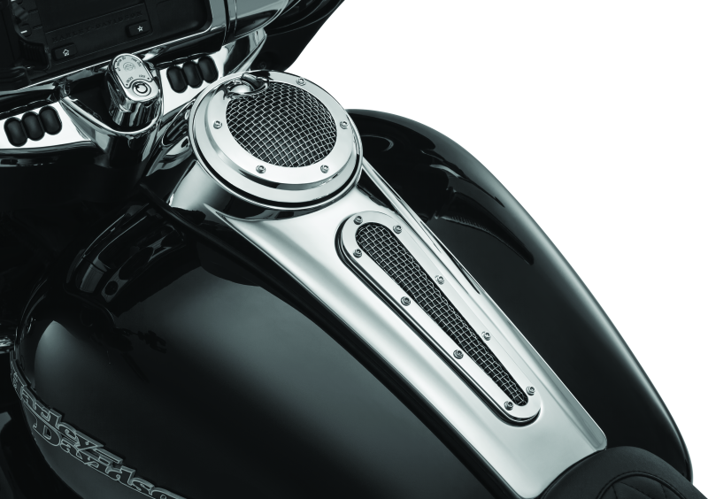 Kuryakyn #6505 - Mesh Dash Insert Chrome