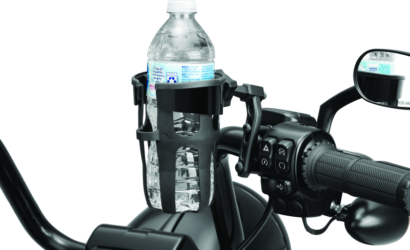 Kuryakyn #6485 - Reflex Drink Holder Perch Mount Black