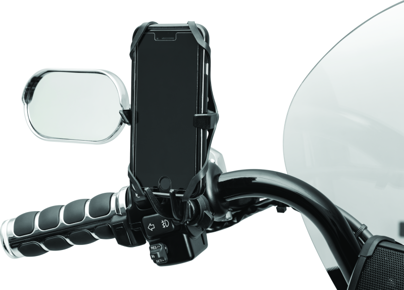 Kuryakyn #6437 - Free-Flex Device Holder Perch Screw Mount Black