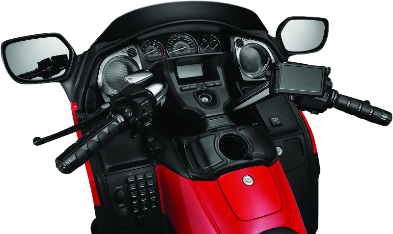 Kuryakyn #6383 - ISO-Grips With OEM Heated Grip 06-20 Honda GL1800 Black