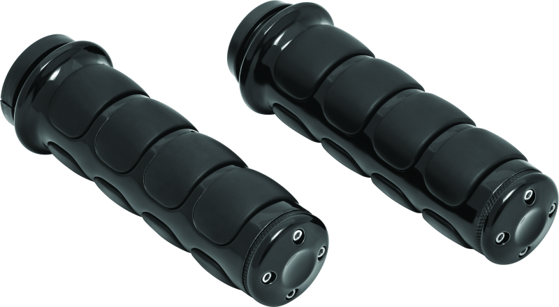 Kuryakyn #6321 - ISO Grips Without Throttle Boss Throttle-By -Wire Black