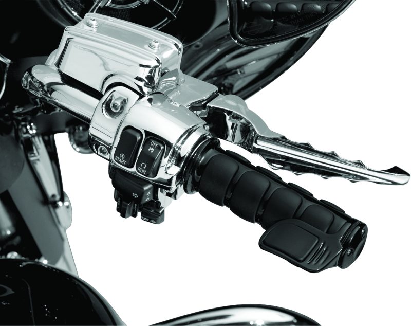 Kuryakyn #6318 - Contoured ISO Throttle Boss Black