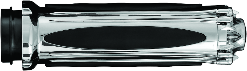 Kuryakyn #6296 - Premium Zombie Grips Without Throttle Boss Dual Cable Chrome