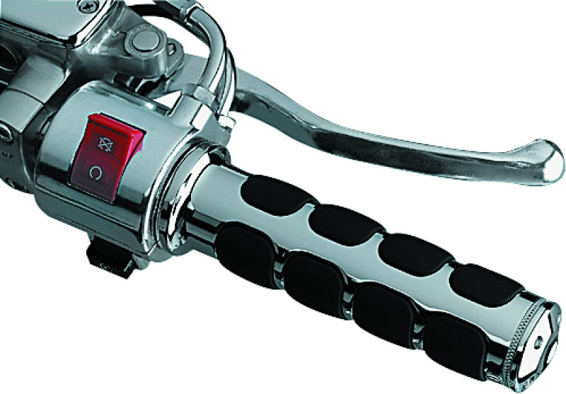 Kuryakyn #6190 - ISO Grips Metric Chrome