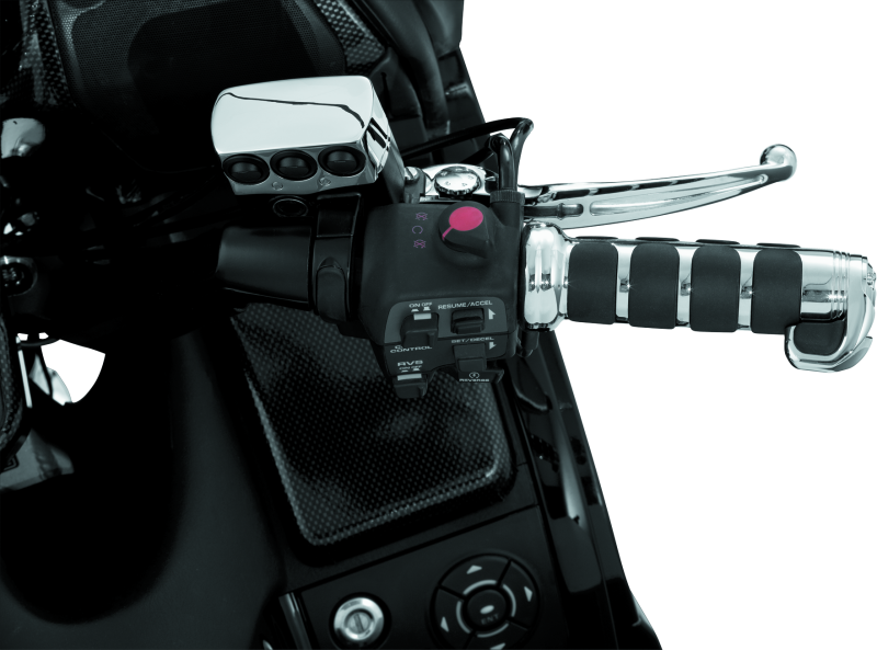 Kuryakyn #6183 - ISO Grips For GL1800 With Heated Grips Chrome