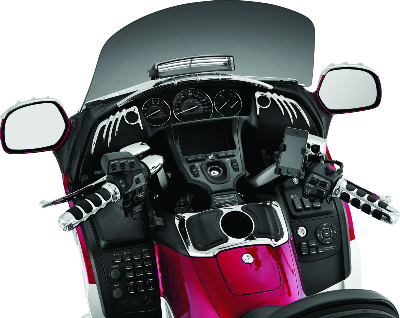 Kuryakyn #6183 - ISO Grips For GL1800 With Heated Grips Chrome