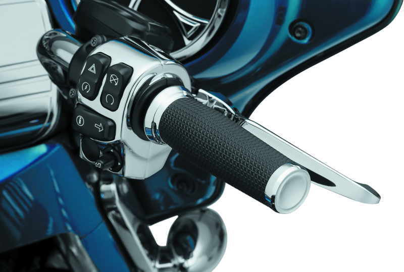 Kuryakyn #5942 - Thresher Grips Throttle-By-Wire Chrome