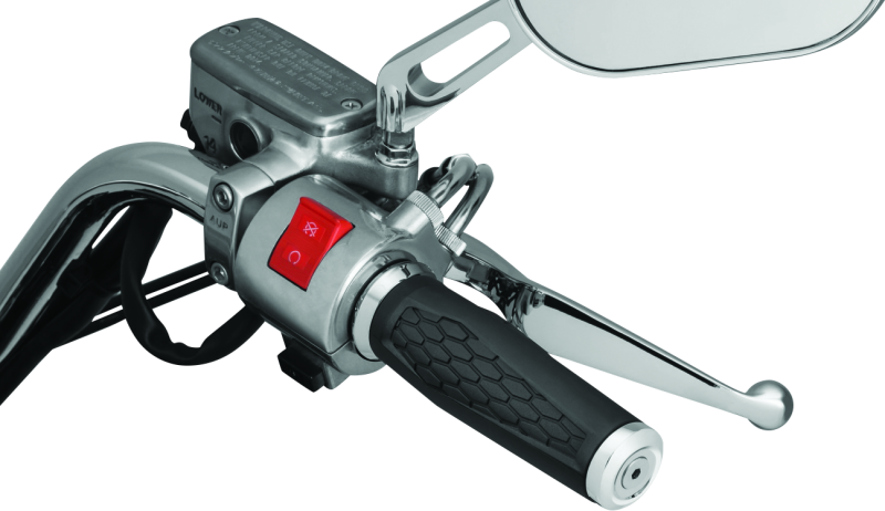 Kuryakyn #5926 - Hex Grips 1inch Universal Chrome