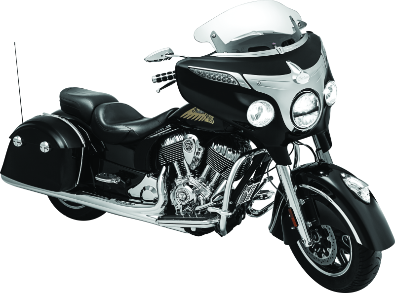 Kuryakyn #5670 - Saddlebag Top Trim Indian Chrome