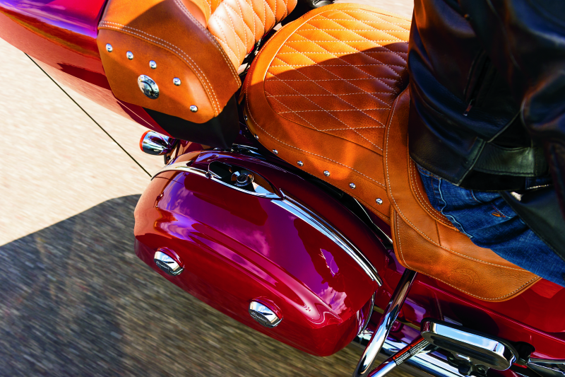 Kuryakyn #5670 - Saddlebag Top Trim Indian Chrome