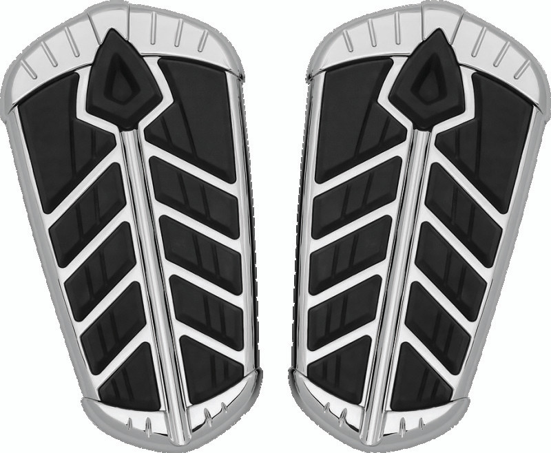Kuryakyn #5656 - Spear Floorboard Insert Passenger Indian Chrome