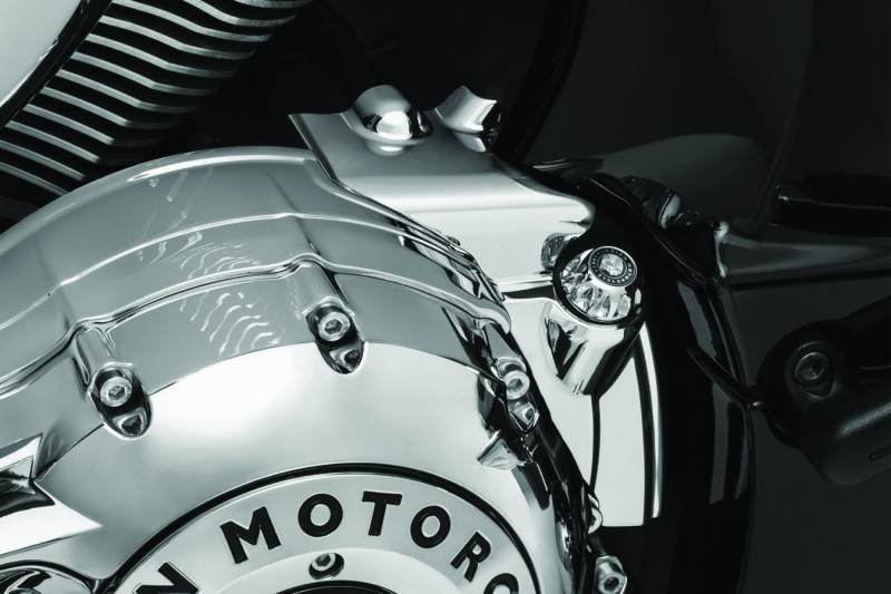 Kuryakyn #5644 - Rear Oil Panel Accent Chrome Indian