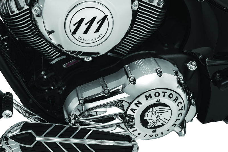 Kuryakyn #5644 - Rear Oil Panel Accent Chrome Indian