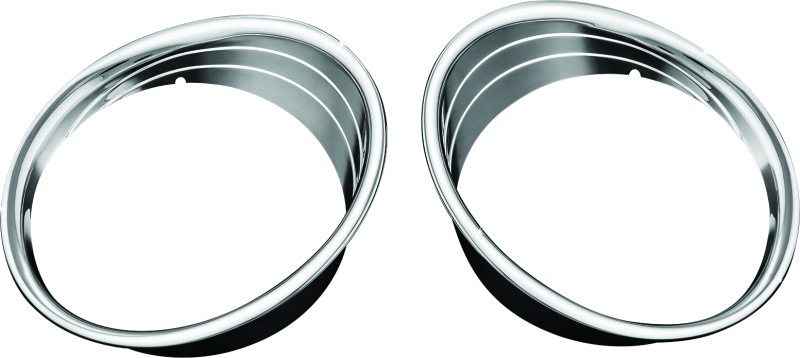 Kuryakyn #5622 - Driving Light Bezels Indian Chrome