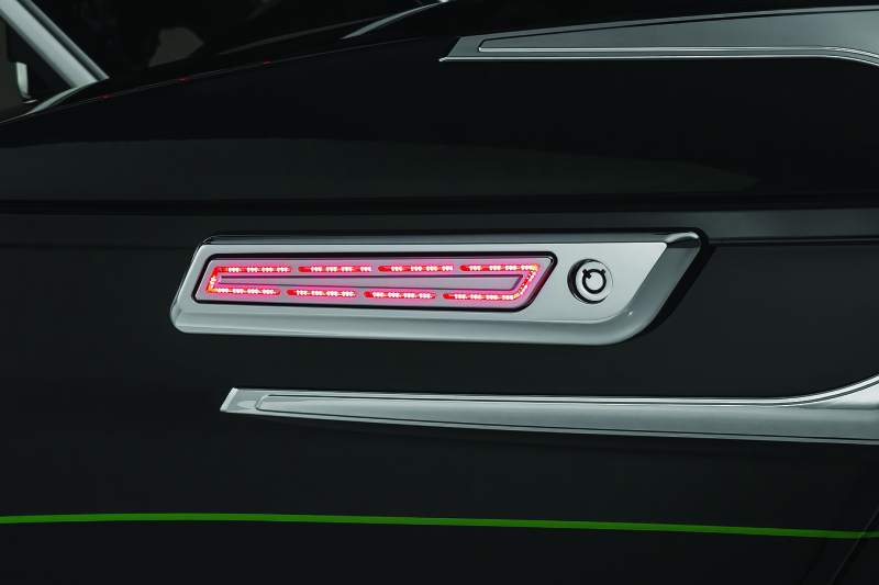 Kuryakyn #5476 - LED Saddlebag Hinge Accents Chrome