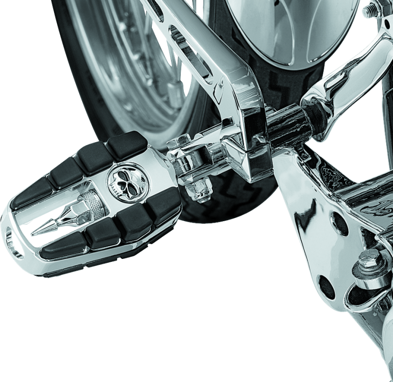 Kuryakyn #4470 - Zombie Pegs With Male Mount Chrome