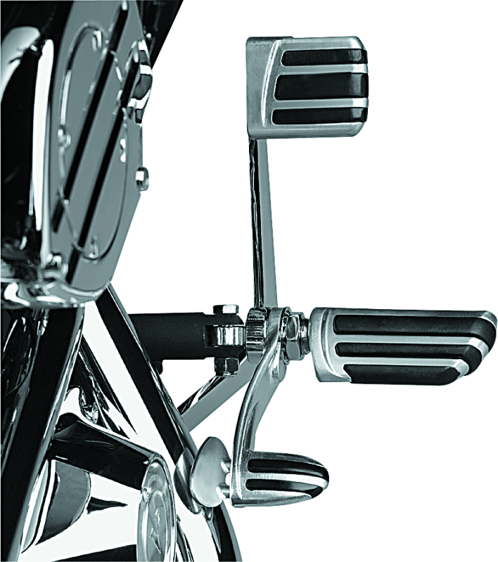 Kuryakyn #4428 - Pilot Pegs With Stirrup Male Mount Adapter Chrome
