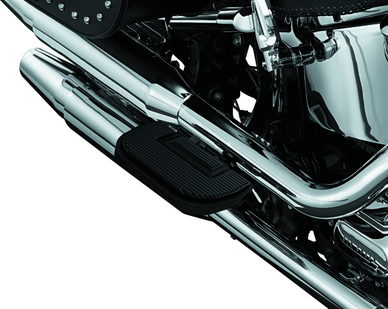 Kuryakyn #4357 - Premium Ribbed Floorboards Without Adapter Wrinkle Black