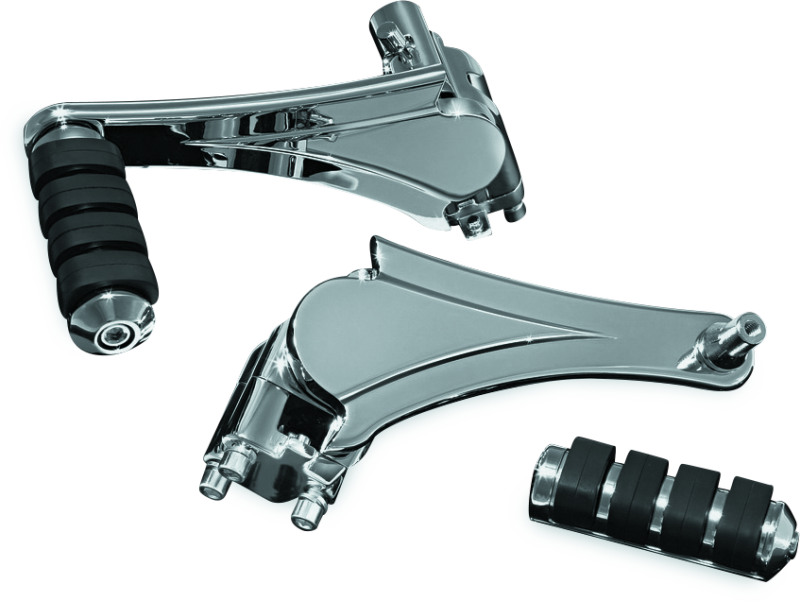 Kuryakyn #4353 - Adjustable Passenger Pegs With ISO Small Pegs 10 and Up Chrome