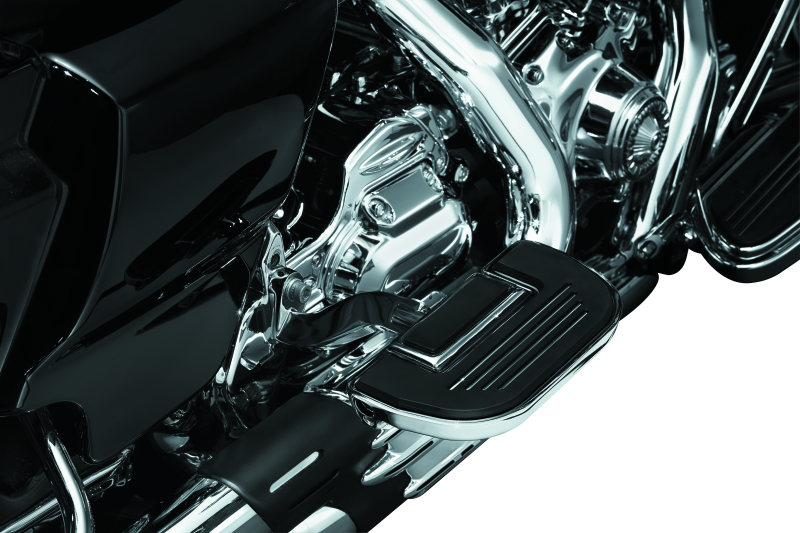 Kuryakyn #4351 - Premium Ribbed Floorboards Without Adapter Chrome