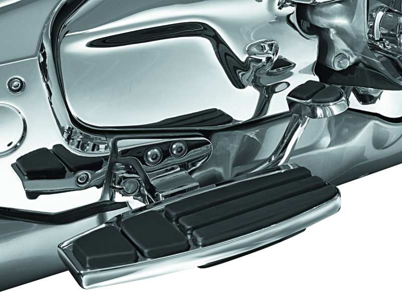 Kuryakyn #4038 - Driver Floorboard Kit 01-17 GL1800 Chrome
