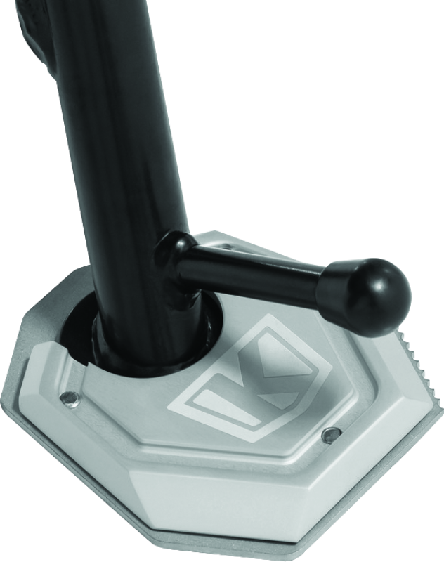 Kuryakyn #3843 - Lodestar Kickstand Shoe Silver