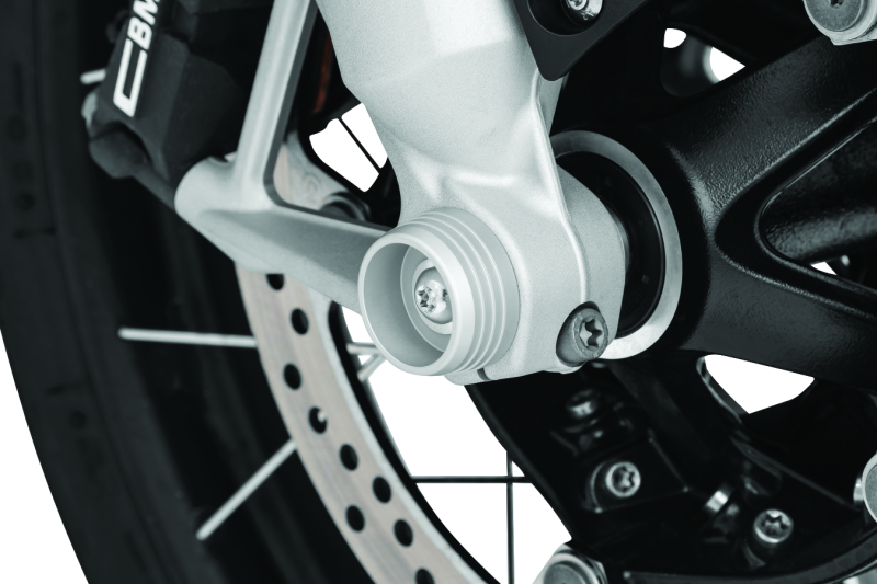 Kuryakyn #3807 - Lodestar Axle Sliders Silver