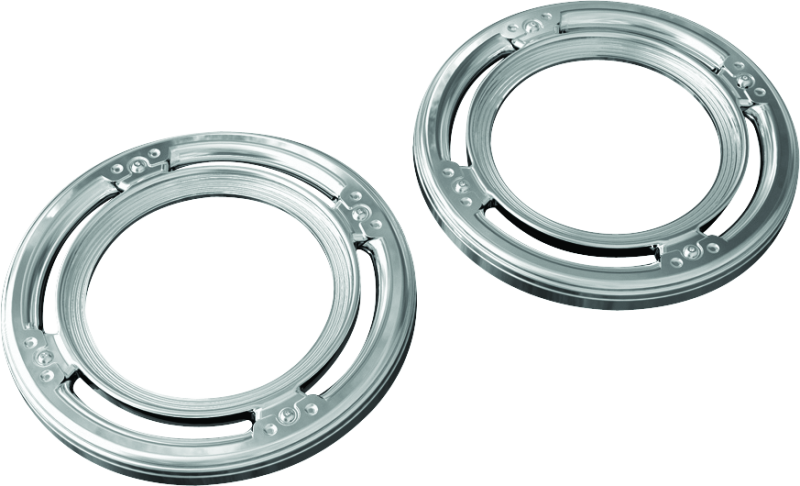 Kuryakyn #3792 - Rear Speaker Accents For Harley-Davidson Chrome