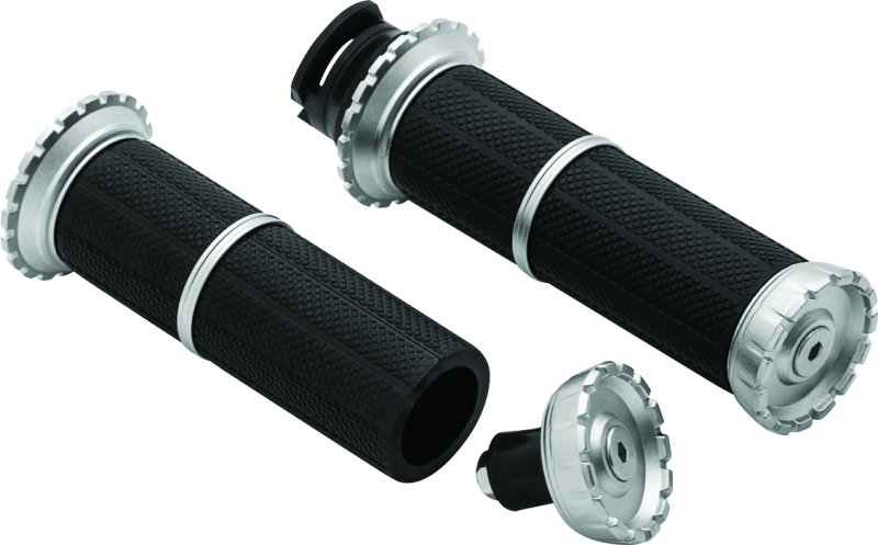 Kuryakyn #3588 - Riot Grips Scout Silver